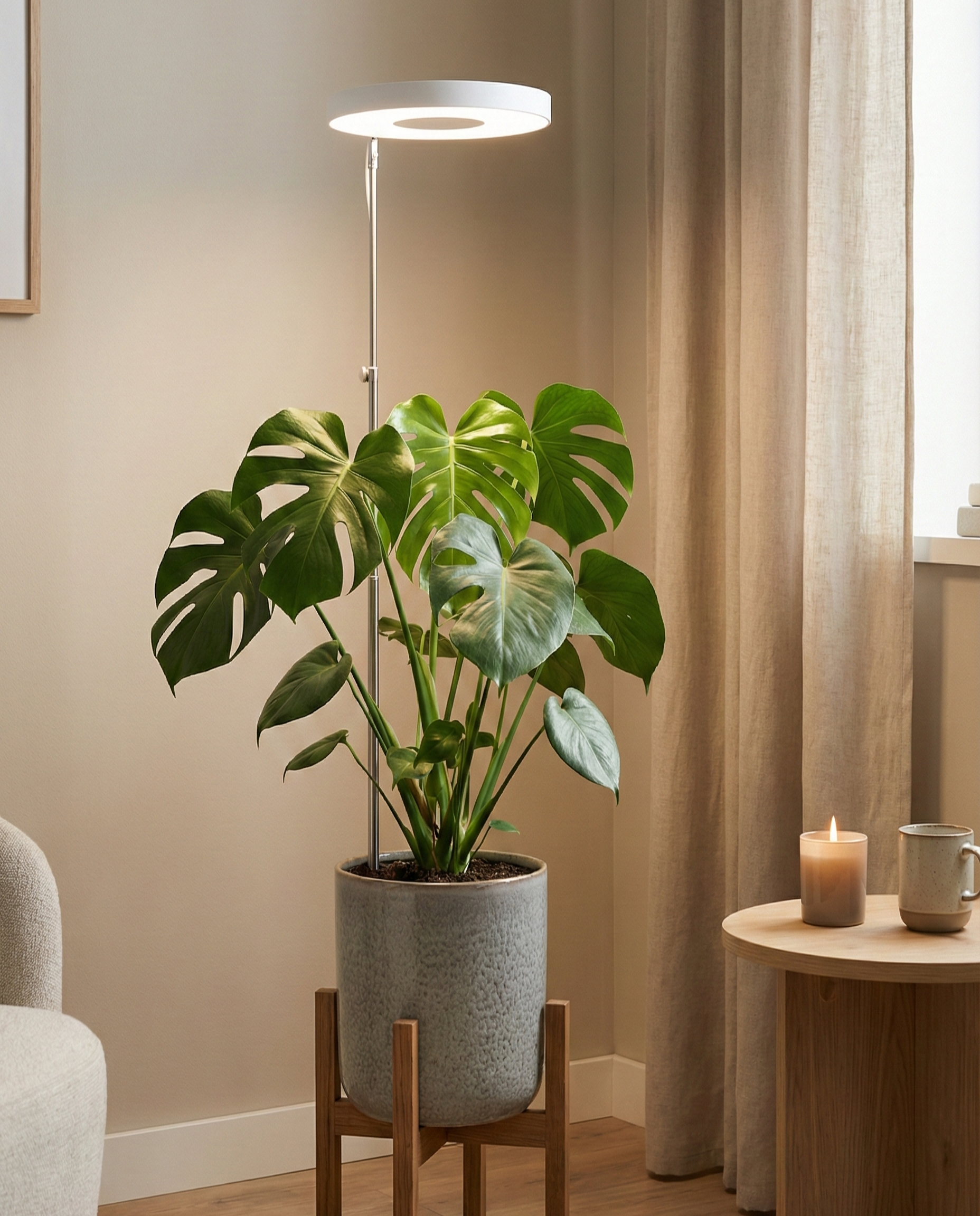 FloraGlow — Växtlampan designad för ditt hem. Byggd för dina växter.